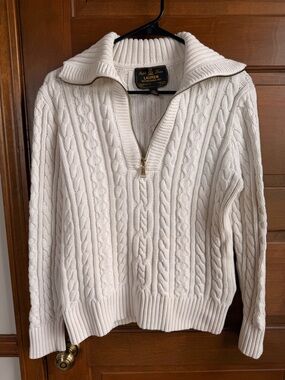 Vintage Lauren Ralph Lauren Cable Knit Quarter Zip
